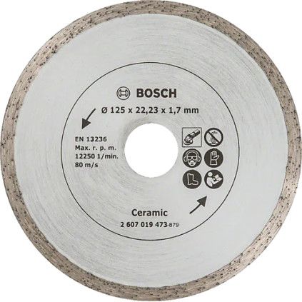 BOSCH DIAMANTSKIVE FLISER / CERAMIC 125X1,7X22,23MM