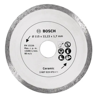 BOSCH DIAMANTSKIVE FLISER / CERAMIC 115X1,7X22,23MM