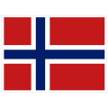 NORSK FLAGG SMÅ KLISTREMERKE 7,5 X 9,5 CM