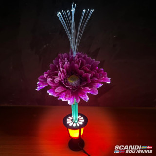 Lighted Flower LED 12-24V Sunflower Lilla 30cm