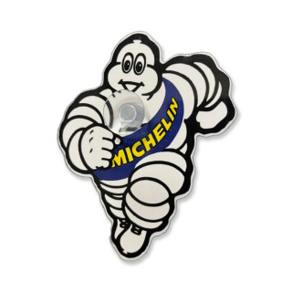 MICHELIN MAN, PLATE M/SUGEKOPP 16X13CM