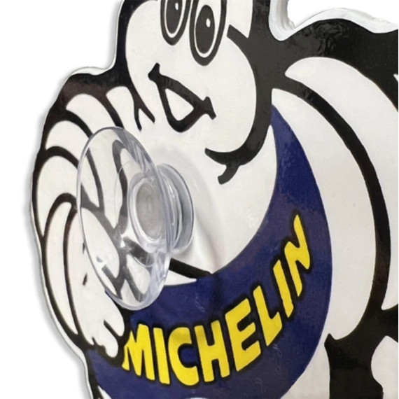 MICHELIN MAN, PLATE M/SUGEKOPP 16X13CM