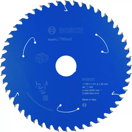 BOSCH SIRKELSAGBLAD EXPERT WOOD ACCU 190X30X1,5/1 48T