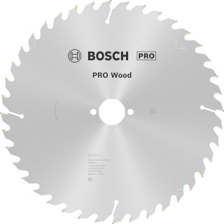 BOSCH SIRKELSAGBLAD PRO WOOD Ø254X30x2,8/1,8MM 40T 20GR