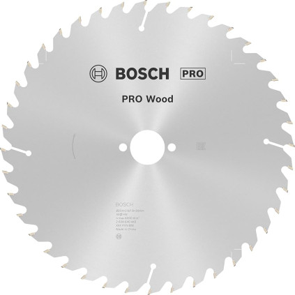 BOSCH SIRKELSAGBLAD PRO WOOD Ø254X30x2,8/1,8MM 40T 20GR