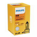 H4 PÆRE 12V VISION +30%, PHILIPS