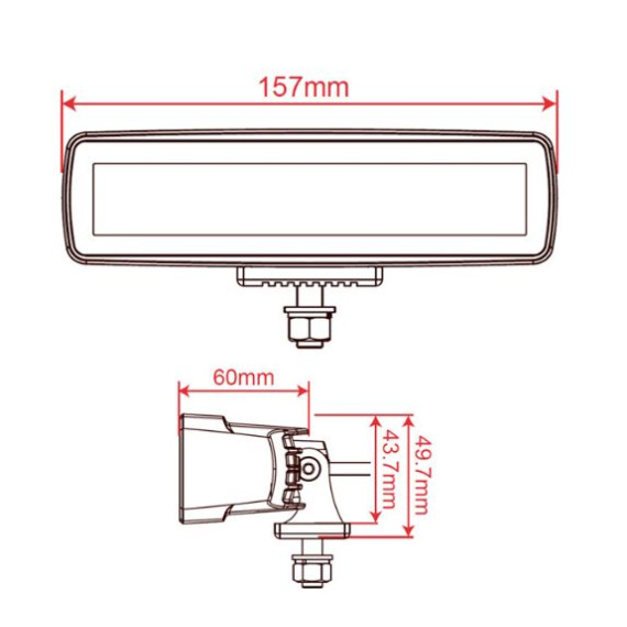 ARBEIDSLYS LED 30W FLOOD 2880LM, LIGHTSTORM