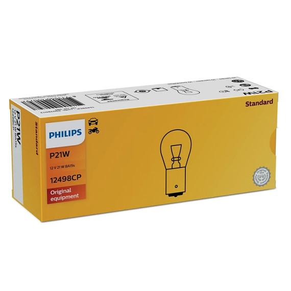 Pære P21W 12V BA15S, Philips