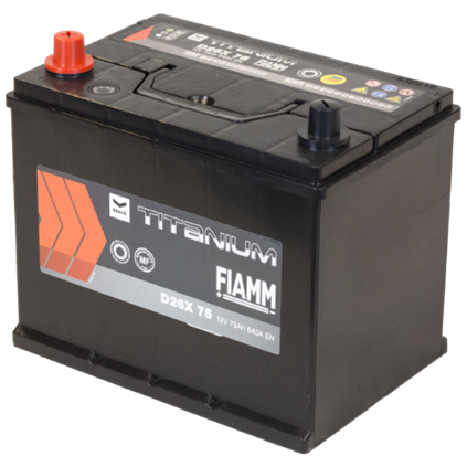 Fiamm Titanium D26X 75 75Ah 640A L257 H220 +V