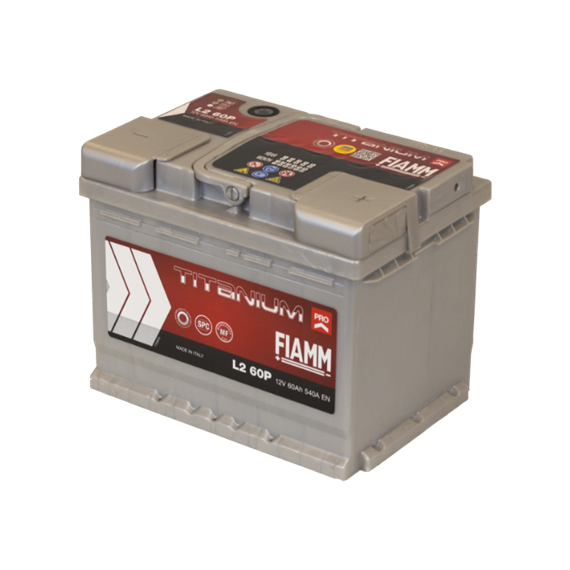 Fiamm Titanium L2 60P 60Ah 540A L242 H190