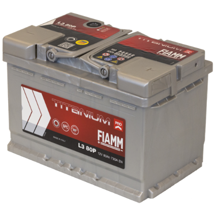 Fiamm Titanium L3 80P 80Ah 730A L278 H190