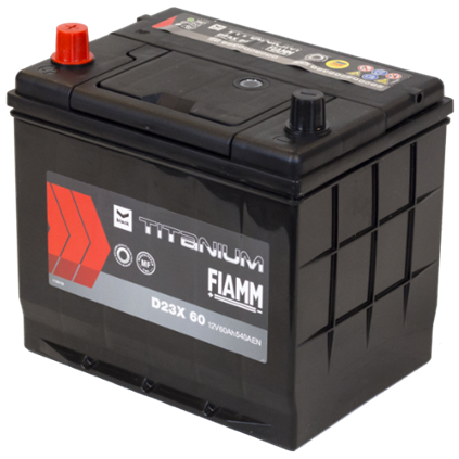 Fiamm Titanium D23X 60 60Ah 540A L230 H220 +V