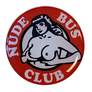 Klistremerke 3D Nude bus club